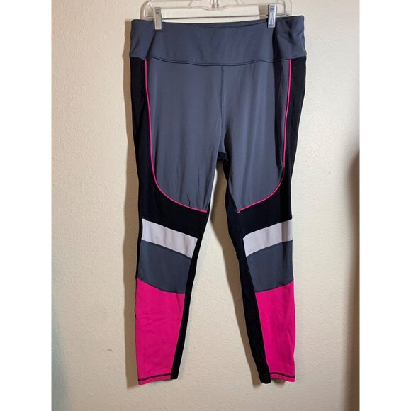 Avia Athletic Workout Leggings Women's Size XXL (20) Gray AD7 - Picture 1 of 7